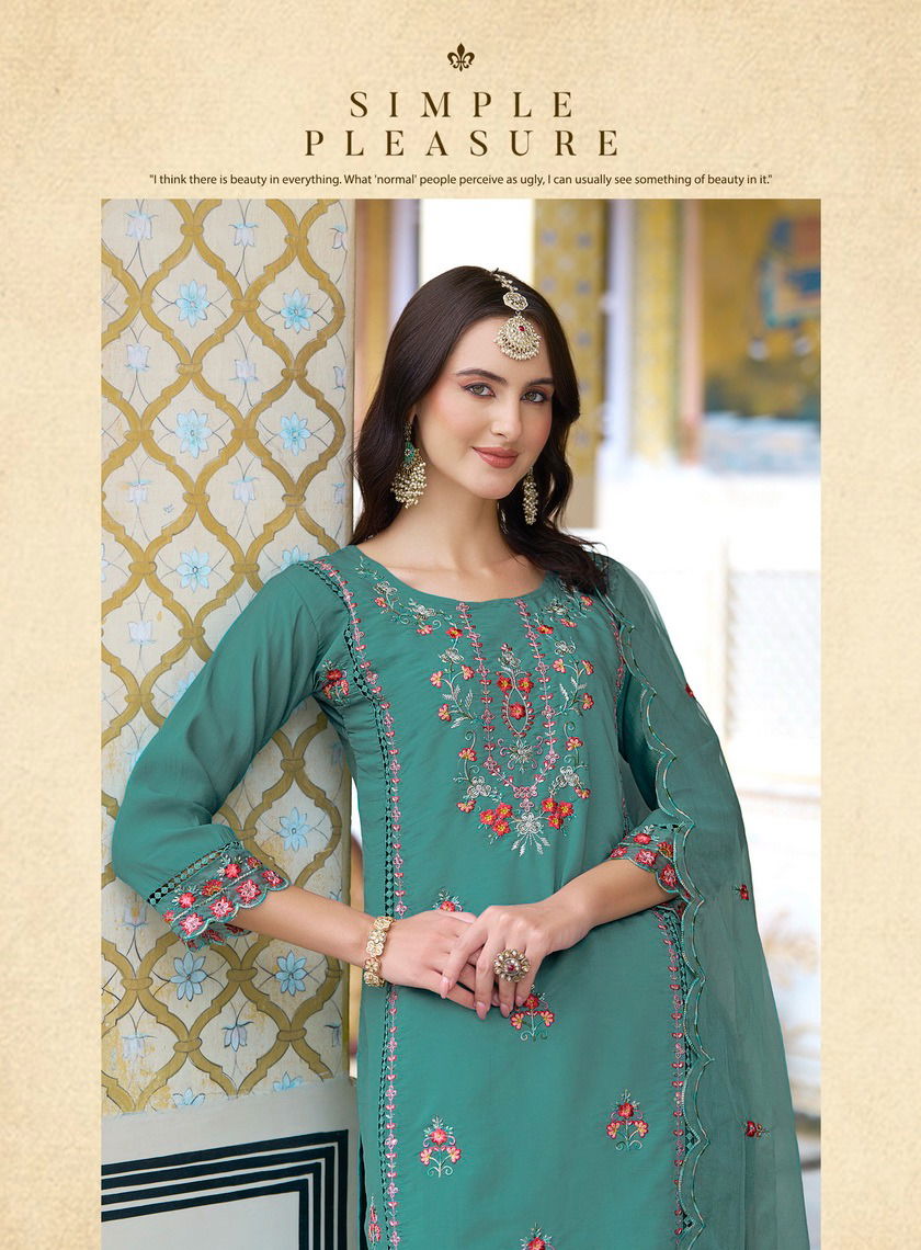 Sehnaz Vol 4 By Radhika Roman Silk Designer Kurti With Bottom Dupatta Wholesale Shop In Surat